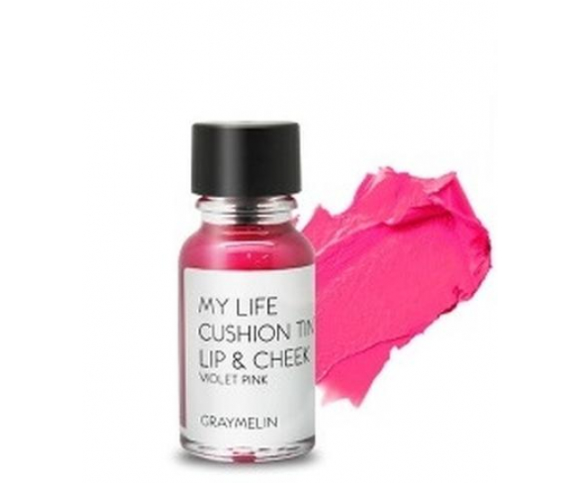 Graymelin My life Cushion Tint Lip & Cheek / Тинт для губ и щек (violet pink) 14г