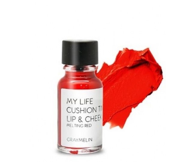Graymelin My life Cushion Tint Lip & Cheek / Тинт для губ и щек (melting red) 14г