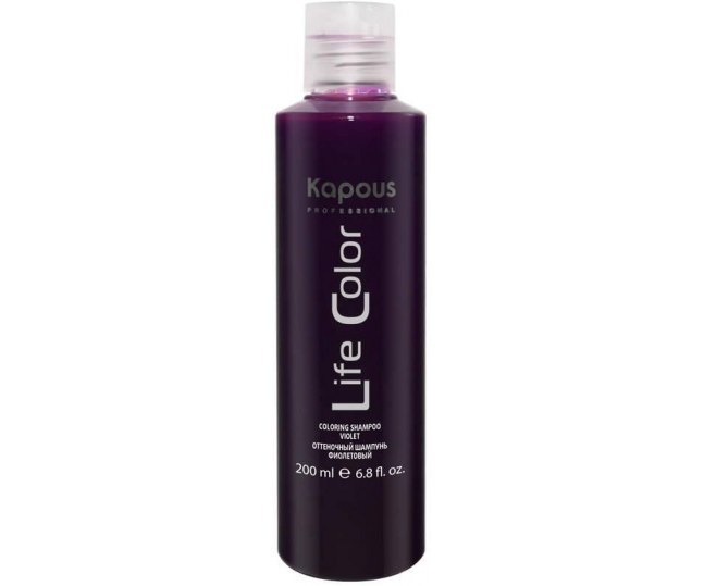KAPOUS Шампунь оттеночный для волос Life Color Фиолетовый 200мл