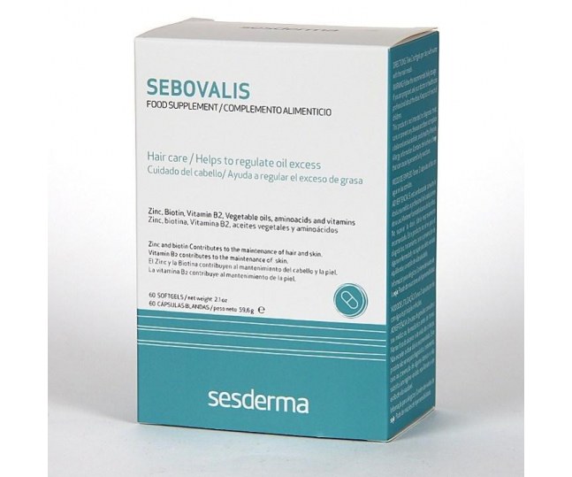 БАД к пище "Себовалис" "Sebovalis" 60капс
