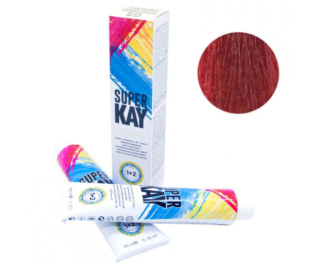 7.6 КРЕМ КРАСКА SUPER KAY - RED BLOND - КРАСНЫЙ БЛОНДИН 180 МЛ.