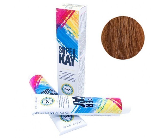 8/34 крем краска super kay - light gold copper blond -  светло золотая медь блонда 180 мл.