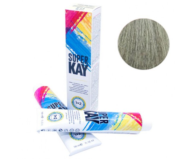 10/1 крем краска super kay - blond ash platinum - платиновый блондин 180 мл.