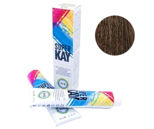 7.73 крем краска super kay холодный коричневый блондин 180 мл. - cool brown blond