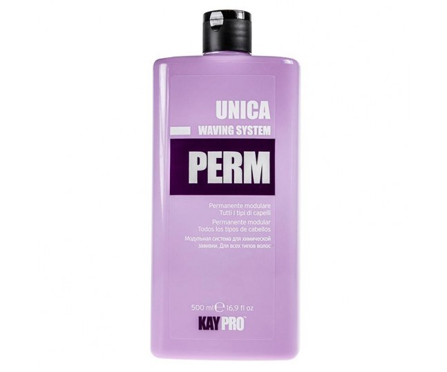 Состав для химической завивки с кератином и аргановым маслом - unica kaypro perm