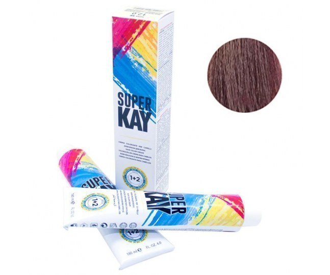 6.5 крем краска super kay - dark mahogany blond - темно красное дерево 180 мл.