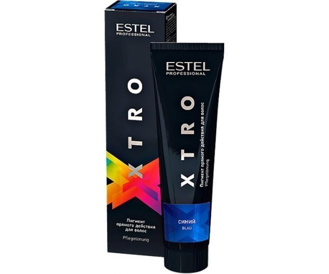 XTRO СИНИЙ пигмент прямого действия для волос, 60 мл