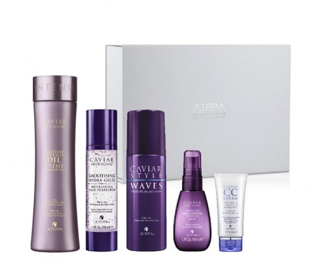 Caviar Kit Anti-Age Набор «Омоложение волос и пляжная текстура» 250мл+100мл+150мл+25мл+41мл