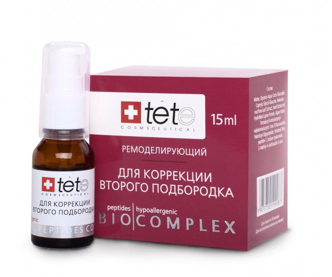 TETe Cosmeceutical Биокомплекс для коррекции второго подбородка 15мл