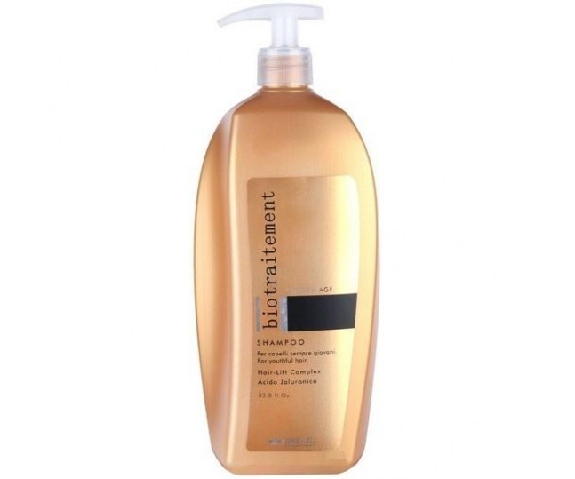 BRELIL Bio Traitement Golden Age Shampoo Очищающий шампунь предотвращающий обезвоживание кожи, ломкость волос и появление секущихся кончиков 1000 мл