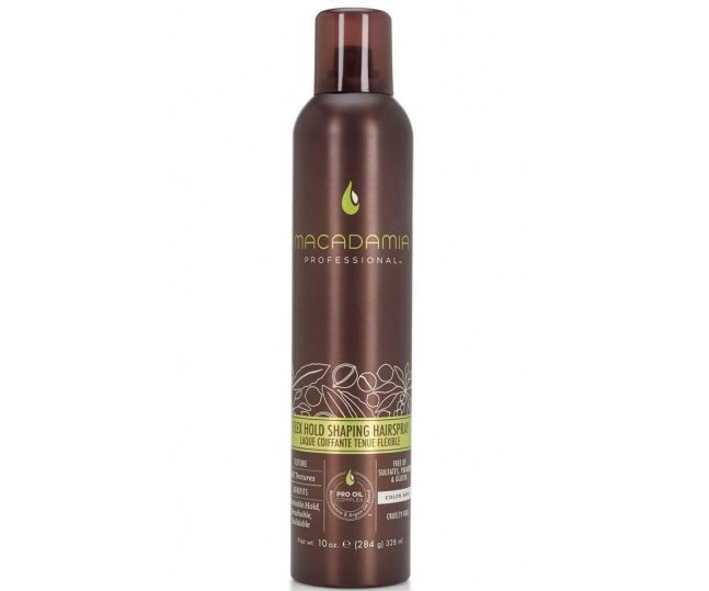MACADAMIA Professional Flex Hold Shaping Hairspray - Финиш-спрей "Подвижная фиксация" 300 мл