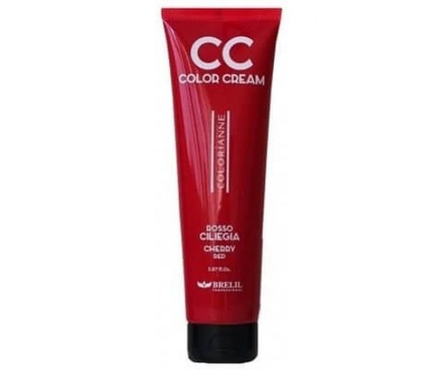 BRELIL CC Color Cream Колорирующий крем для волос "Вишня" (Красный/Cherry Red) 150мл