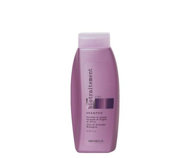 BRELIL Bio Traitement Liss Shampoo Шампунь для волос восстанавливающий, разглаживающий для прямых или непослушных волос 250мл