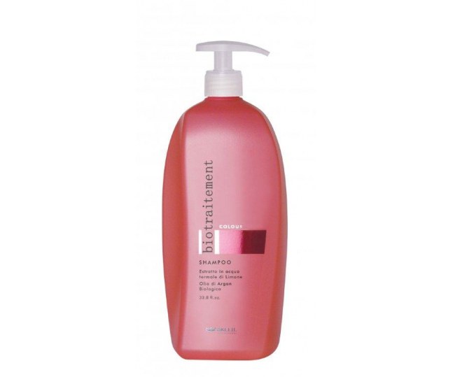 BRELIL BioTraitement Colour Shampoo Шампунь для окрашенных волос, восстанавливающий яркость, блеск и мягкость 1000мл