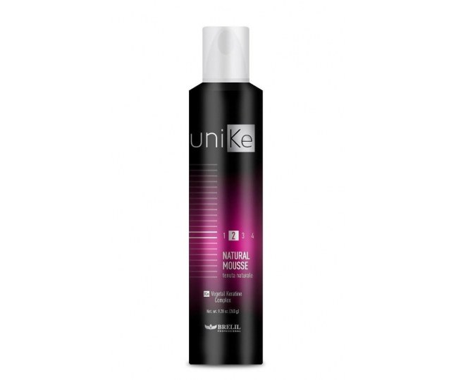 BRELIL Unike Styling Natural Mousse Пена для укладки слабой фиксации 300мл