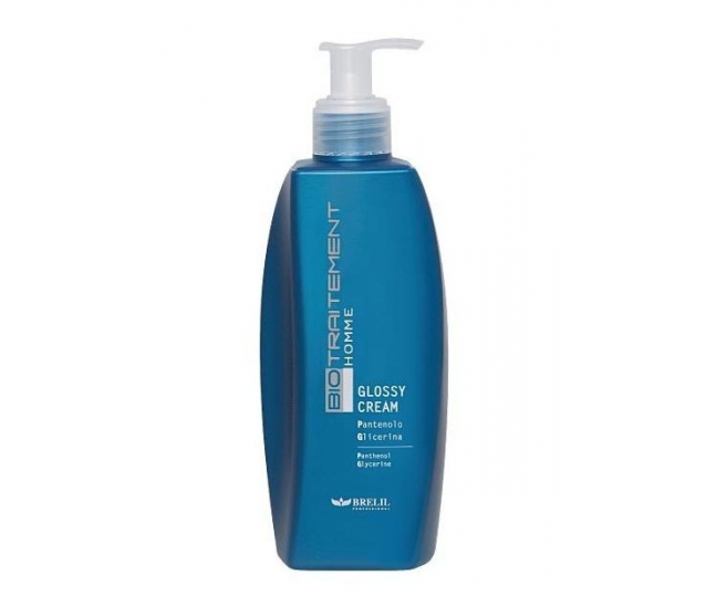 BRELIL Bio Traitement Homme Glossy Cream Крем-блеск для мужчин с эффектом мокрых волос a200мл