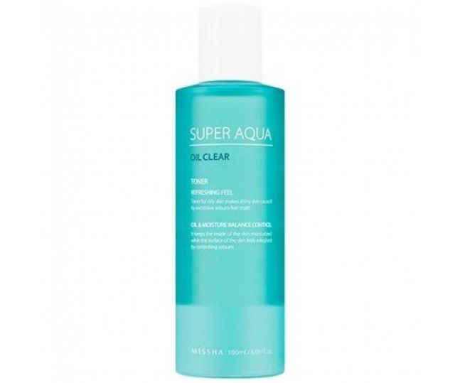 Super Aqua Oil Clear Toner Тоник для жирной кожи 180мл