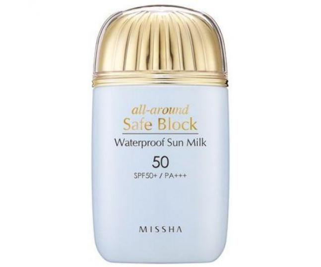 All Around Safe Block Water Proof Sun Milk SPF50+/PA Солнцезащитное водостойкое молочко 40мл