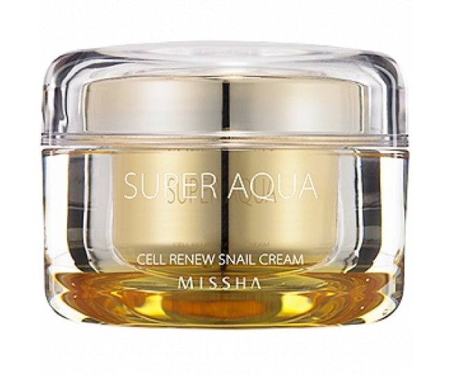 Super Aqua Cell Renew Snail Cream SINGLE UNIT Регенерирующий крем для лица 47мл