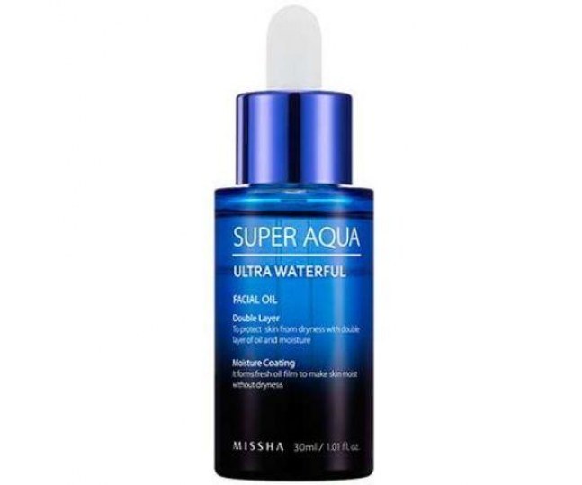 Super Aqua Ultra Waterful Facial Oil Увлажняющее двухфазное масло для лица 30мл