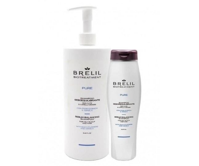 Brelil Biotreatment Pure Sebo Balancing Shampoo Шампунь для жирных волос 1000мл