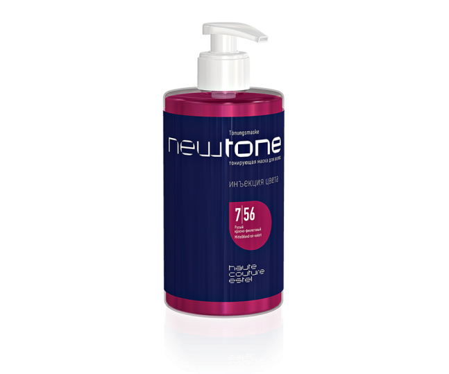 NEWTONE 7/56 Тонирующая маска 435 мл (русый красно-фиолетовый)