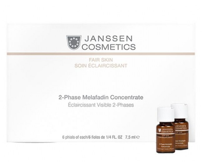 JANSSEN 2-Phase Melafadin Concentrate Двухфазный осветляющий комплекс 4 х 10мл