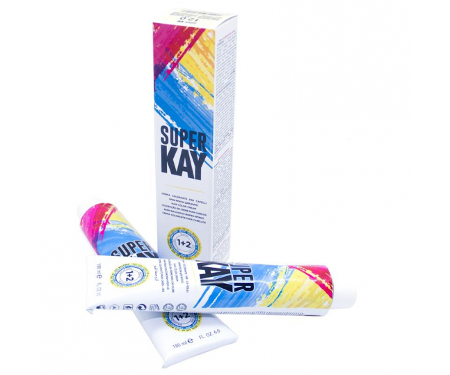 4.5 КРЕМ КРАСКА SUPER KAY - КАШТАНОВЫЙ КРАСНОЕ ДЕРЕВО 180 МЛ.