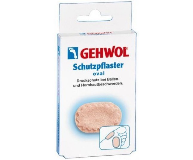 GEHWOL Schutzpflaster oval Овальный защитный пластырь 4 штуки