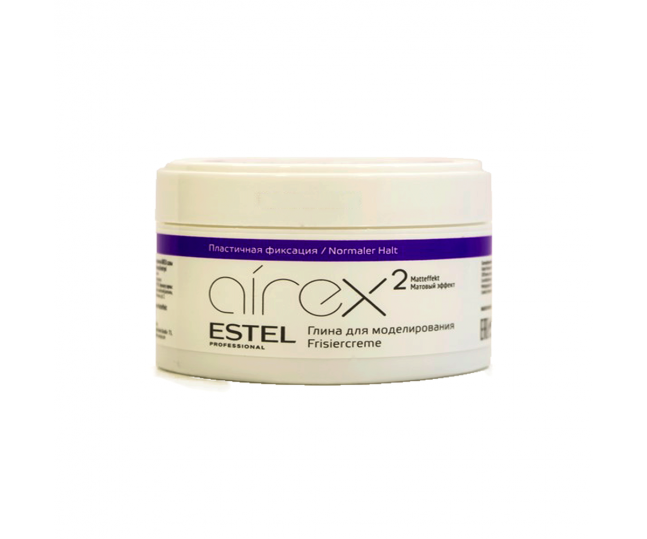 ESTEL Airex Глина  для моделирования волос с матовым эффектом пластичная фиксация 65мл