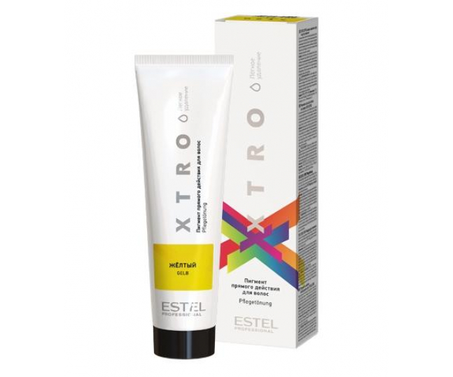 Пигмент прямого действия для волос ESTEL XTRO WHITE Жёлтый, 100 мл