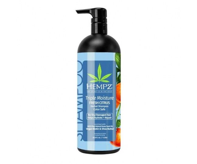 Шампунь Тройное увлажнение Triple Moisture Daily Herbal Replenishing Shampoo 1000мл