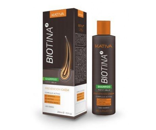 Шампунь против выпадения волос с биотином 250мл